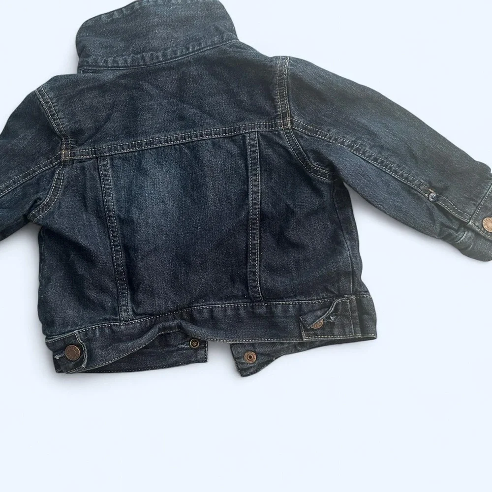 Baby GAP Dark Blue Kids Jean Jacket with soft inside lining